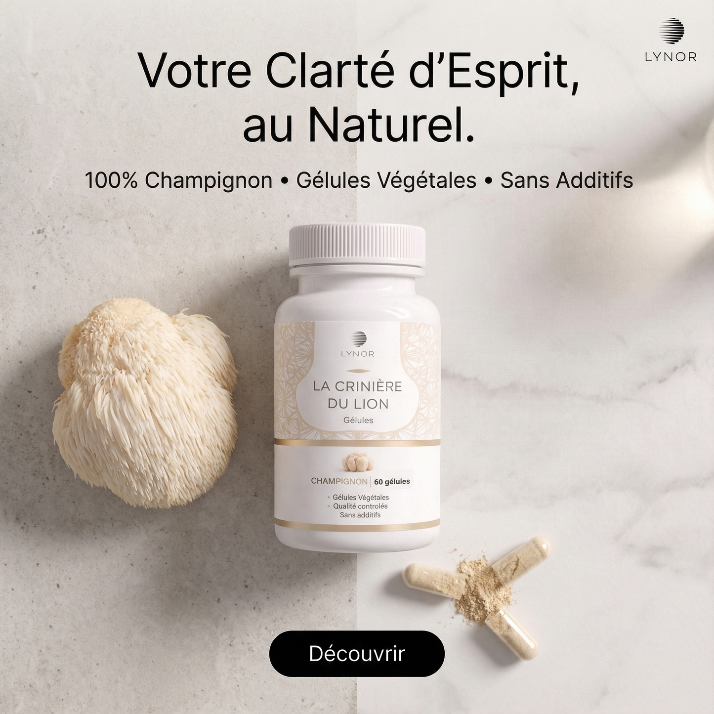 Crinière de Lion – Gélules Premium